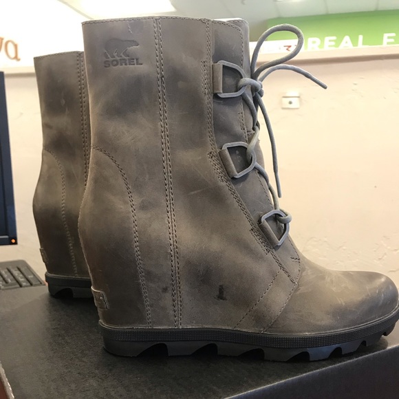 SOREL JOAN OF ARTIC WEDGE II - QUARRY - Picture 5 of 8